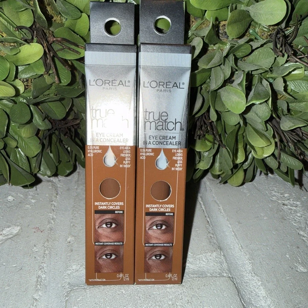 L'oreal True Match Eye Cream Concealer‎ New In Package N 9-10 Deep 2 Pack